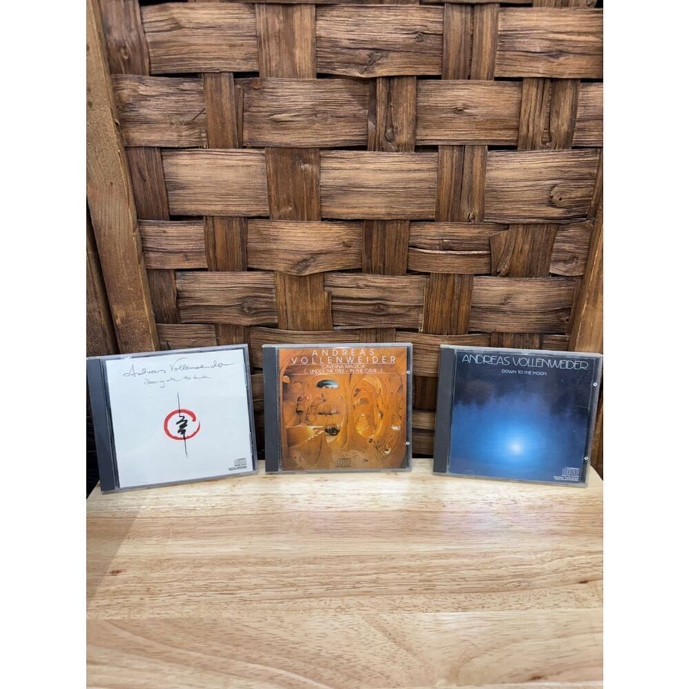Andreas Vollenweider CD Lot - White, Gold, Red, Blue Covers